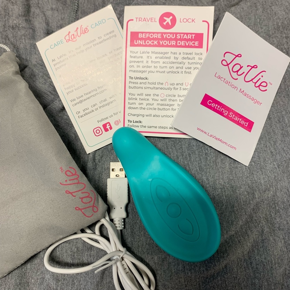 LaVie breast massager. Great for the breast feeding mama!